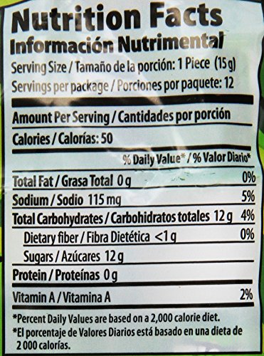 Mini Pelon Pelo Rico Tamarind Push Up Candy, 12-Count, 6.3-Ounce Bag