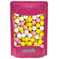 Fruidles Birthday Cake Chewing Gum Balls Flavored Candy Buffet Treats, Machine Size Refills, Kosher Certified Parve, 1 Inch (2 P