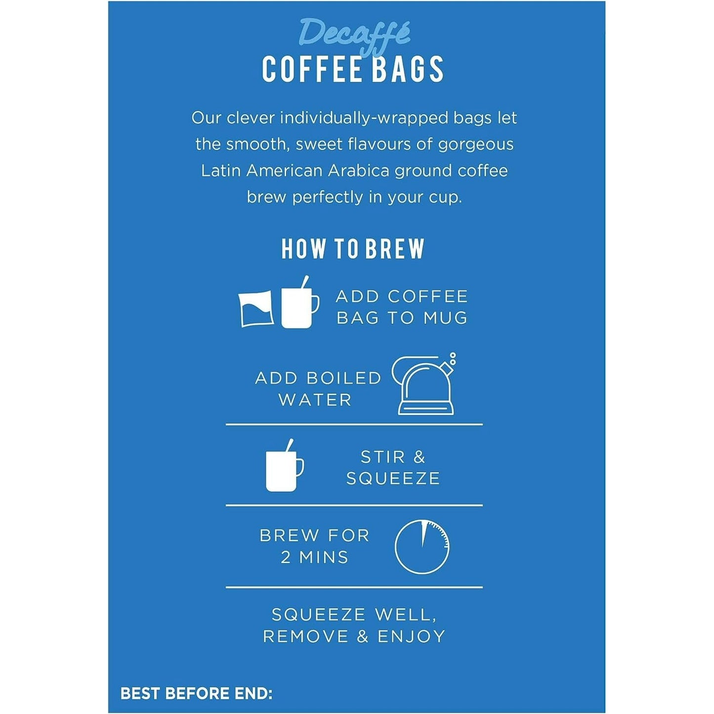 Taylors Of Harrogate Decaffe Coffee Bags - 10 Enveloped Bags (Pack Of 3, Total Of 30 Coffee Bags)