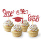 2024 Graduation Cupcake Toppers, Class Of 2024 Cupcake Toppers For Graduation Decorations, Congrats Grad Graduation Cake Decorat