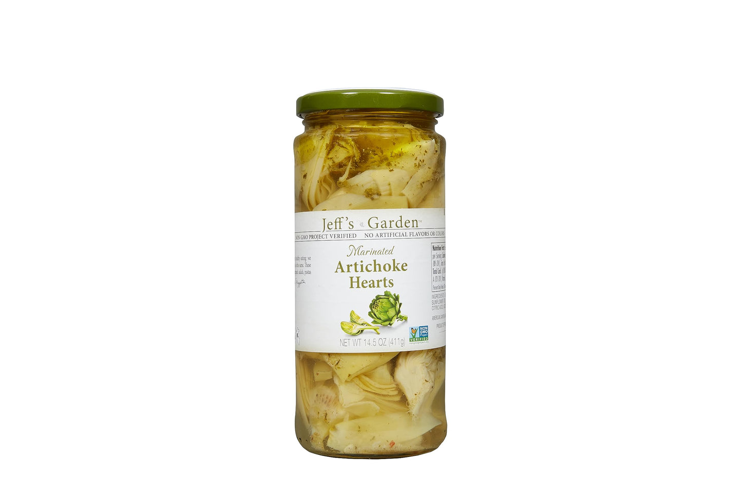 Jeff'S Garden Marinated Artichoke Hearts | Non-Gmo, Keto, Vegetarian, Kosher | 14.5 Ounce Jar (Pack Of 6)