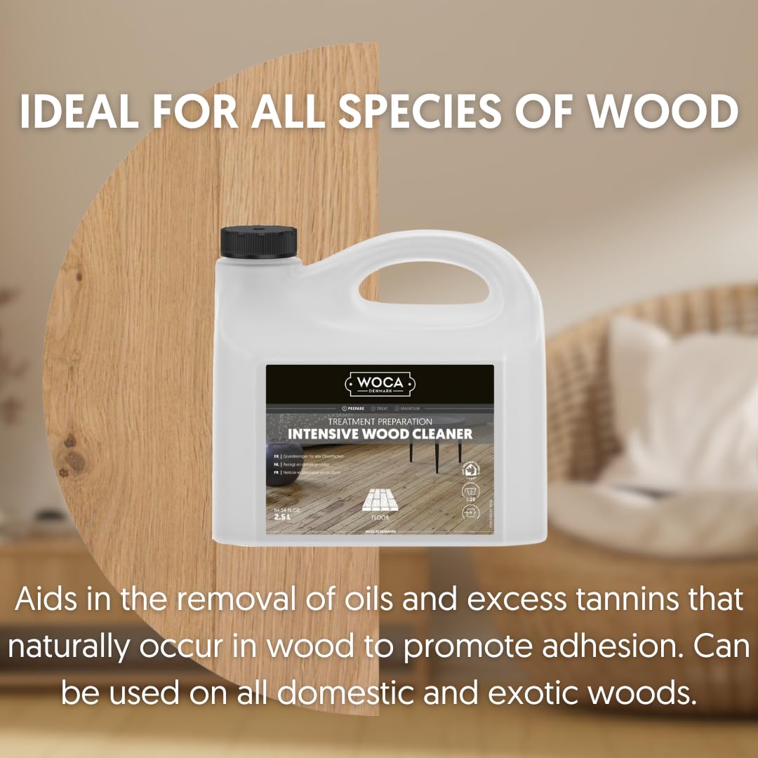 Woca Intensive Wood Cleaner 1 L Is A Concentrated Formula For The Preparing And Treatment Of Raw Wood To Accept Wood Stains, Soa