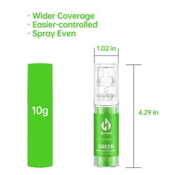 Green Edible Glitter - Edible Glitter Spray 10G Edible Green Glitter For Cakes Food Grade Drink Glitter Green Edible Glitter For