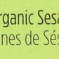 Spicely Organic Sesame Seeds Black Whole 0.45 Ounce Ecobox Certified Gluten Free