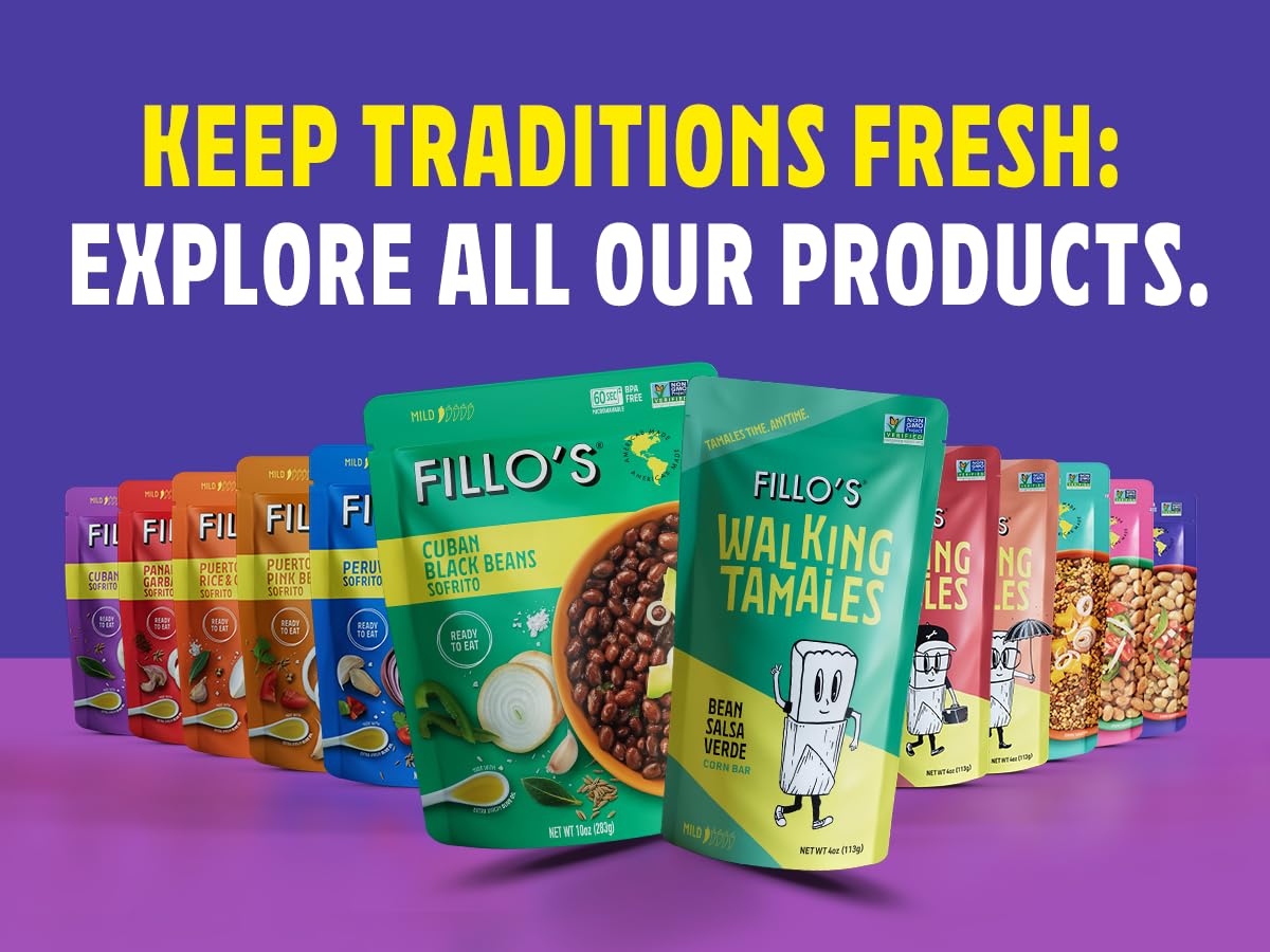 Fillo s Ready to Eat Beans Variety Pack | Black Beans, Lentils, & Pink Beans | Gluten-Free, Preservative-Free, Microwavable Mea