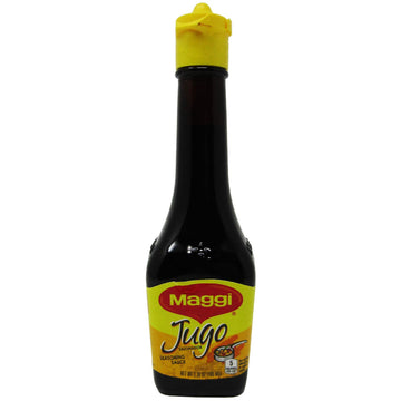 Jugo Maggi Seasoning Sauces Lot Of Two 3.38 Oz Each Glass Bottles Sealed