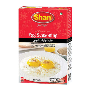 Shan Egg Seasoning Mix 1.76 oz (50g) - Spice Powder for Salt and Pepper Seasoning - Sprinkle Powder for Fried and Boiled Eggs - 
