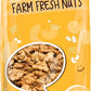 Farm Fresh Nuts Dry Roasted Unsalted Walnuts - Vegan, Keto Friendly, 1 Lb, Light Brown