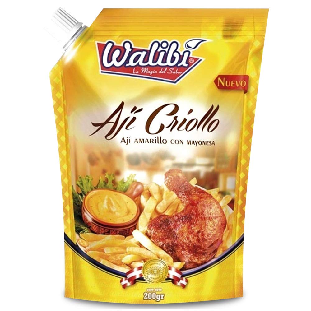 Walibi Ejoystore Aji Criollo - Hot Yellow Peruvian Pepper Sauce 200Gr