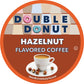 Double Donut Coffee Hazelnut Coffee Pods, 24 Count, Compatible with K Cups malt-inspired