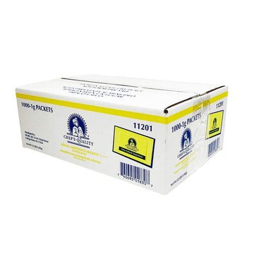 Chefs Quality Zero Calorie Sweetener, Sucarlose (Yellow), 1,000/1g packets