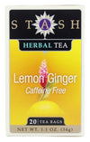 Stash Tea Lemon ginger (Pack of 6)