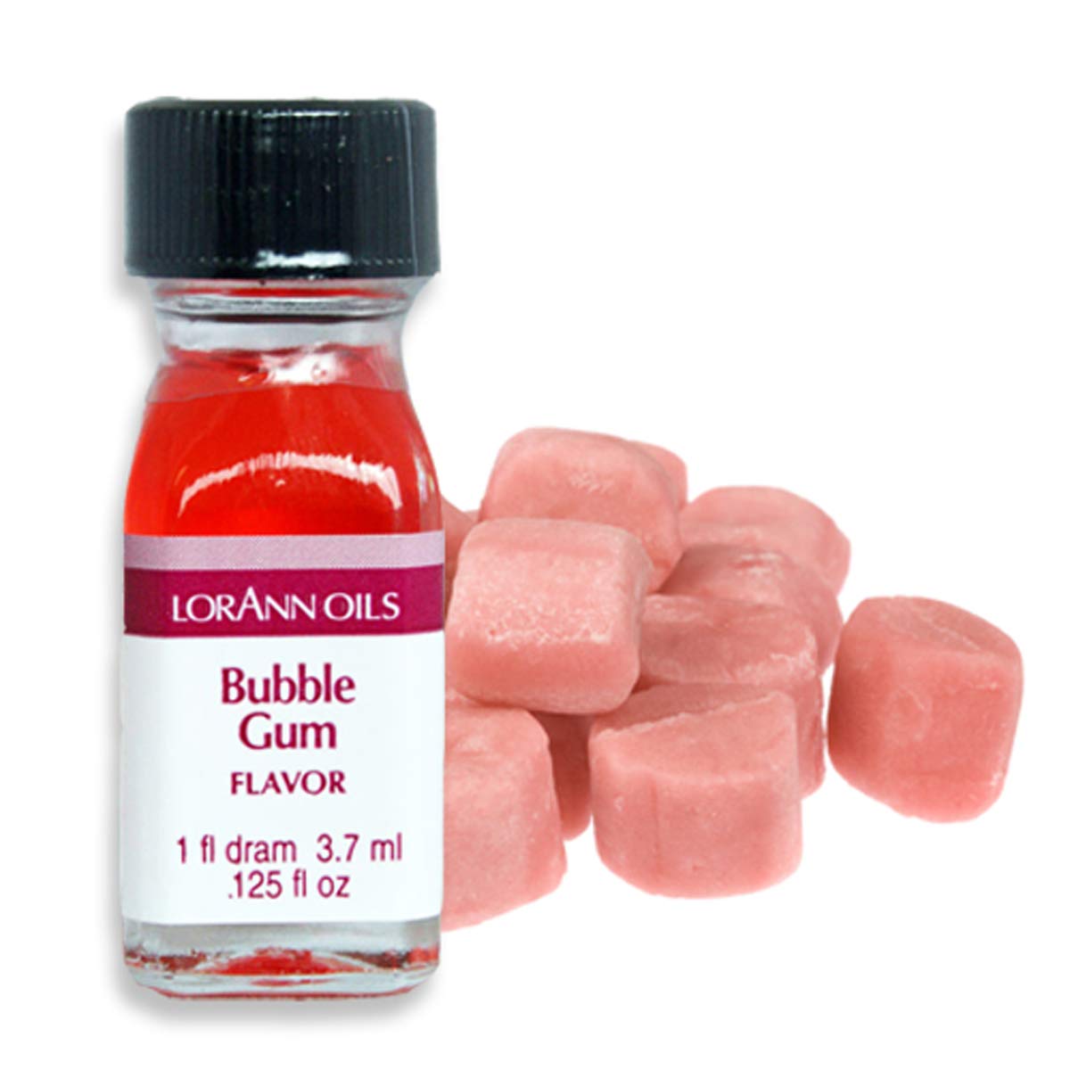 Lorann Bubble Gum Ss Flavor, 1 Dram Bottle (.125 Fl Oz - 3.7Ml - 1 Teaspoon)