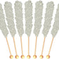 Buffalo Bills Natural (White) Rock Candy On A Stick (12-Ct Cup White Rock Candy Crystal Sticks)
