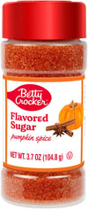 Betty Crocker Pumpkin Spice Flavored Sugar - Finishing Sugar, Fall Flavor Dessert Topping for Cookies, Cakes & Coffee, 3.7 oz