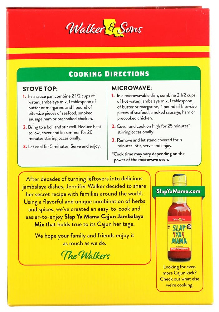 Retailsource Slap Ya Mama Cajun Jambalaya Mix, 3 Count, 8 Ounce