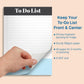 S&O 4 Pack Magnetic To Do List Notepad For Groceries, Task List & Schedule - Things To Do Notepad For Fridge - Daily To Do List