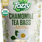 Tozzy Organic Chamomile Tea - 100 Count  Plant-Based Pyramid Tea Bags