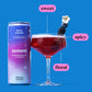 Drink Your Meditation Moment Adaptogen Drink - Berry Jasmine Sparkling Soda, Sugar Free, 11.5 Fl Oz, 12-pack