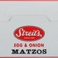 MATZO EGG ONION