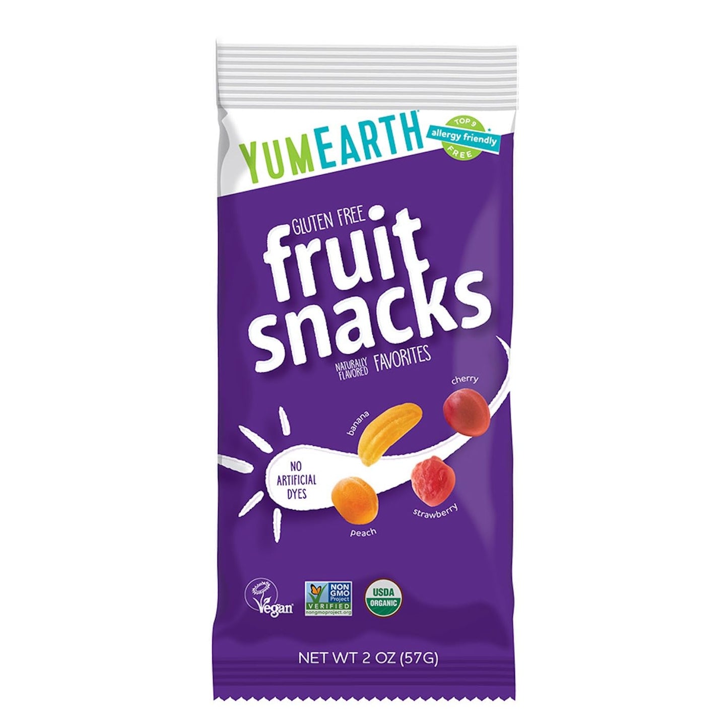 Yumearth Organics - Organic Fruit Snack - 4 Flavors - Case of 12 - 2 oz.(D0102HXW8V8.)
