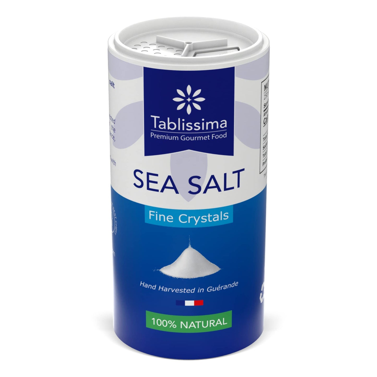 Fine Sea Salt From France - Celtic Sea Salt With Built In Sea Salt Shaker, Ready To Use. 8.8 Oz