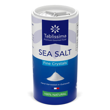Fine Sea Salt From France - Celtic Sea Salt With Built In Sea Salt Shaker, Ready To Use. 8.8 Oz