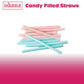 Douzzle Dibbitz Cotton Candy, Candy Filled Straw Sticks (14 Count, Pack Of 1) Individually Wrapped Candies, Birthday Party Favor
