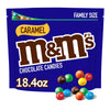 M&M'S Caramel Milk Chocolate Candy, Family Size, 18.4 Oz Bag