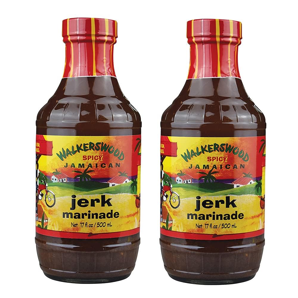 Jamaican Jerk Marinade Seasoning Sauce - Achieve the Absolute Traditional Island Flavor Taste Formulated |Perfect on Marinating 
