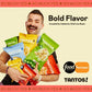 Tantos! Puffed Pasta Chips  Healthy Pasta Snack by Top Chef Joe Sasto  As Seen on Shark Tank  Plant Based  Low Calorie  Crunchy Chips  Variety Pack  Marinara  Pesto  Cacio e Pepe  Classico  Gourmet Bold Flavors  1oz 8 Pack 2 of Each Flavor  Variety