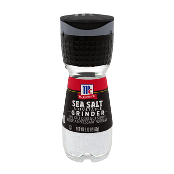 McCormick Sea Salt Grinder, 2.12 oz (Pack of 6)