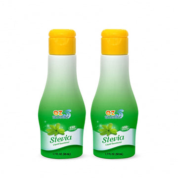 EZ-Sweetz De-bittered Stevia (1.7oz - Liquid Sweetener 330| 2Pack)