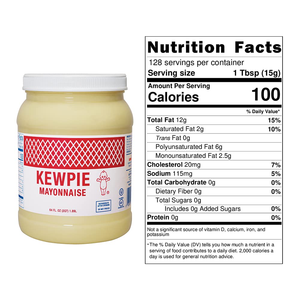 Kewpie Mayonnaise Bulk Bottle, 64 Fl Oz, Model 4035864KEW