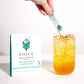 PIQUE Organic Mint Green Tea Crystals - Caffeinated Green Tea with Spearmint - 14 Single Serve Sticks (Pack of 1)