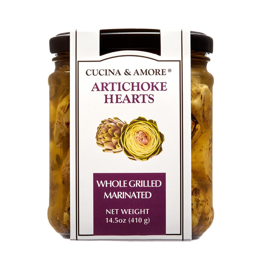 Cucina & Amore Artichokes 14.5Oz (1 Unit, Whole Grilled Marinated)