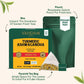 VAHDAM Turmeric Ashwagandha Herbal Tea Bags - 100 Count, Caffeine Free, Non-GMO, Gluten Free, Sweet & Earthy Flavor