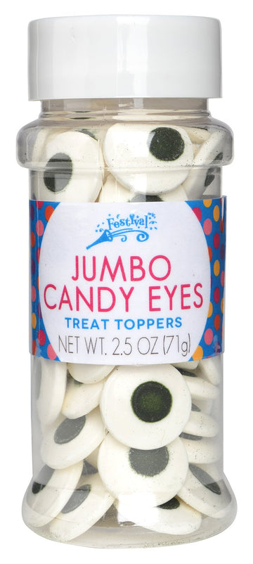Festival Jumbo Candy Eyes Toppers, 2.5 Oz