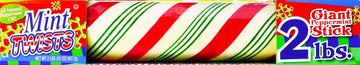 Atkinson Giant Candy Cane Peppermint 2 lb Red Twist Stick