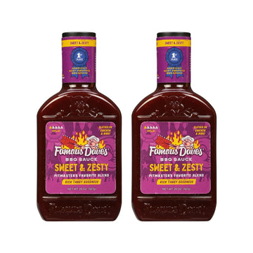 Famous Dave's - 2 pck, Sweet & Zesty BBQ Sauce (40 oz.)