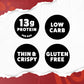 Wilde Barbeque Protein Chips, Thin And Crispy, High Protein, Keto Friendly, Made With Real Ingredients, 1.34Oz Bags (Pack Of 8)