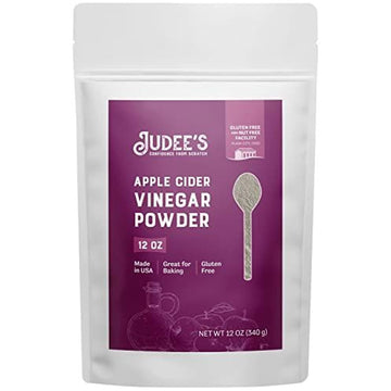 Judees Apple Cider Vinegar Powder - Gluten-Free, Keto-Friendly, 12 oz