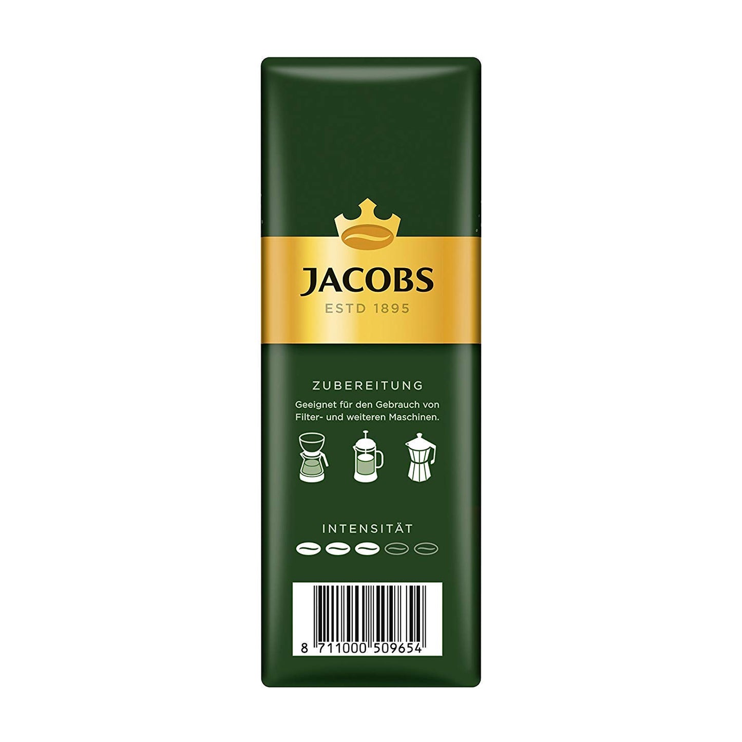 Jacobs Kronung Entkoffeiniert Decaf Ground Coffee 500 Gram / 17.6 Ounce (Pack Of 3)