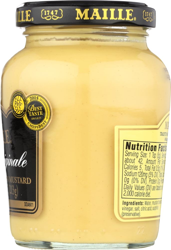 Maille Dijon Originale Traditional Dijon Mustard -- 7.5 Oz (Pack Of 2)
