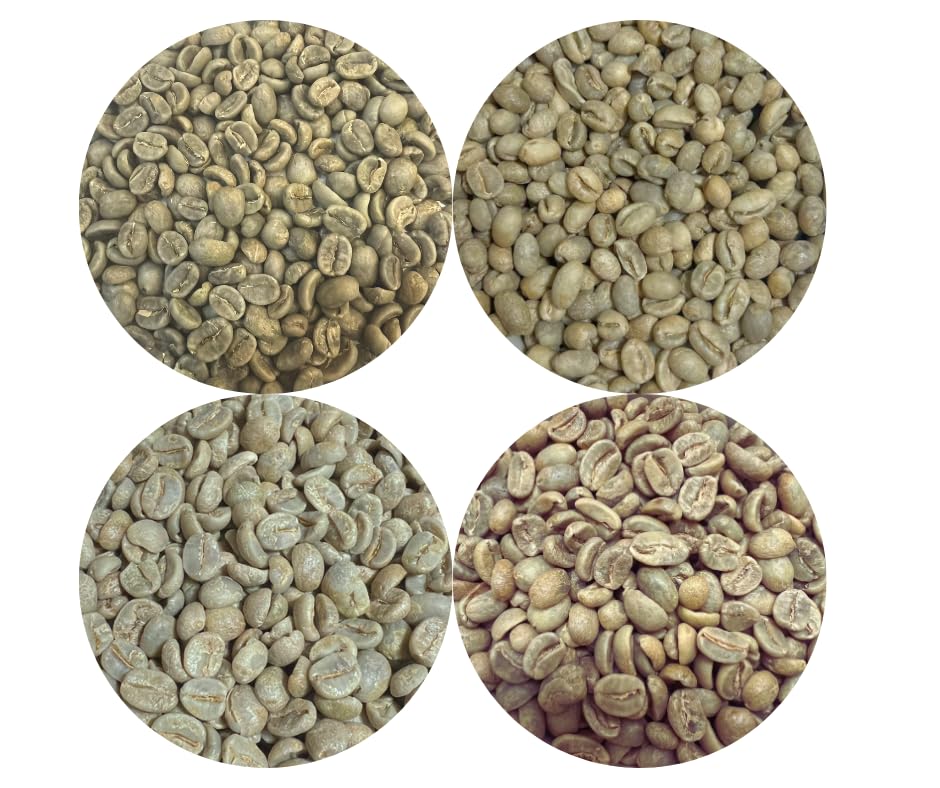 Roastika - Unroasted Coffee Bean - 4Lb (Pack Of 4) - Sampler Pack - Bundle 2A (Costa Rica Tarrazu/Mexico Chiapas Hg Ep/Ethiopia