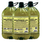 Salute Sante! Cold Pressed Grapeseed Oil – Non-GMO Cooking Oil, Vegan, Kosher – 5 Liter, 3 Pack