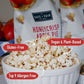 Safe + Fair Plant-Based Gourmet Apple Pie Flavored Popcorn - Honeycrisp Apple Pie Drizzled Kettle Corn Popcorn Non-GMO Gluten-Fr