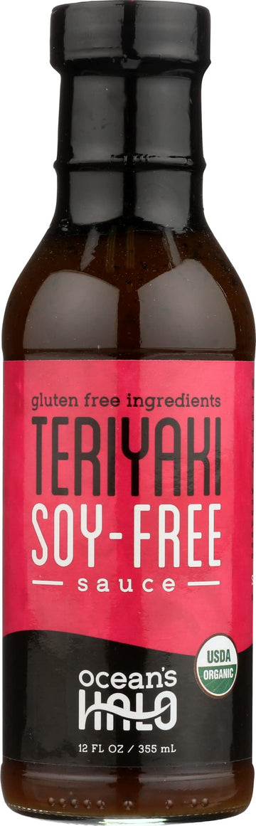 Ocean's Halo Teriyaki Sauce, Soy Free, Gluten Free, 12 Ounces (Pack Of 6)