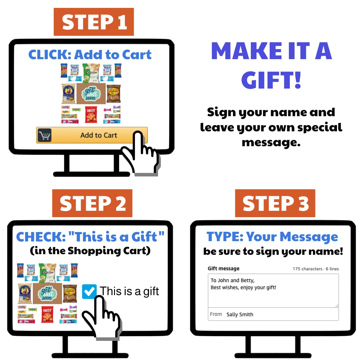Hangry Kits Get Well Soon Gifts For Men And Women - Send A Get Well Soon Gift Basket  Get Well Soon Care Package To An Unwell Friend Or Loved One In Hospital  After Surgery & Recovery.
