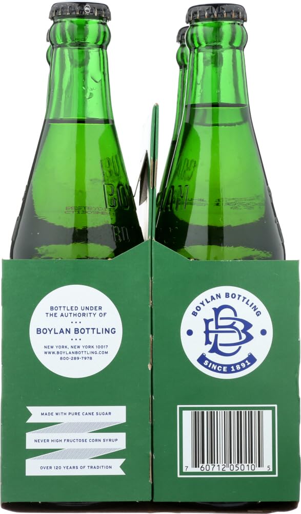 Boylan Pure Cane Sugar Soda, Ginger Ale, 12 Fl Oz Glass Bottles, Pack of 12
